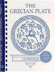 Books about Greece Grecian Plate Cookbook