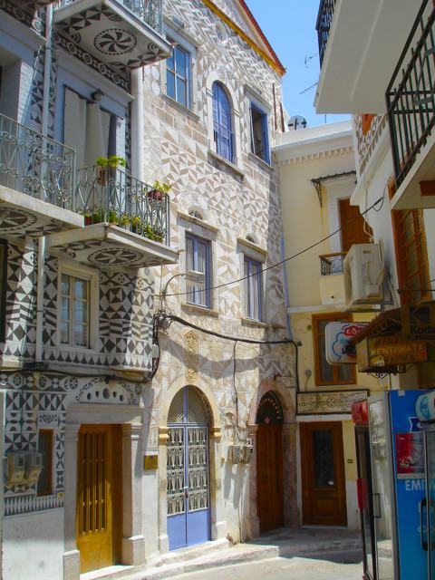 Christopher Columbus house in Pirgi, Chios, Greece