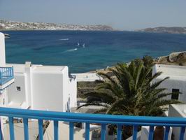 View from Princess of Mykonos Hotel