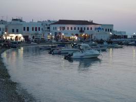 Mykonos at dusk