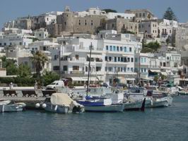 Naxos town and castle