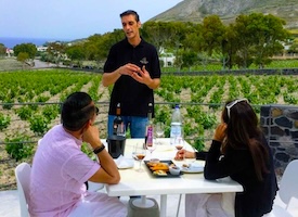 Santorini winery