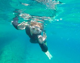 Snorkeling in Mykonos