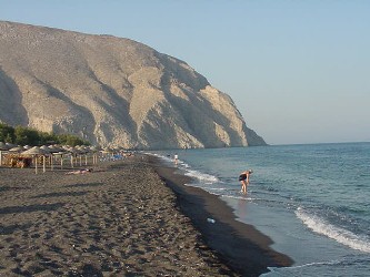 Perissa Beach, Santorini